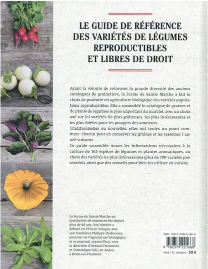 Livre « Tous les légumes, pour une autonomie alimentaire retrouvée » – La Ferme de Sainte Marthe