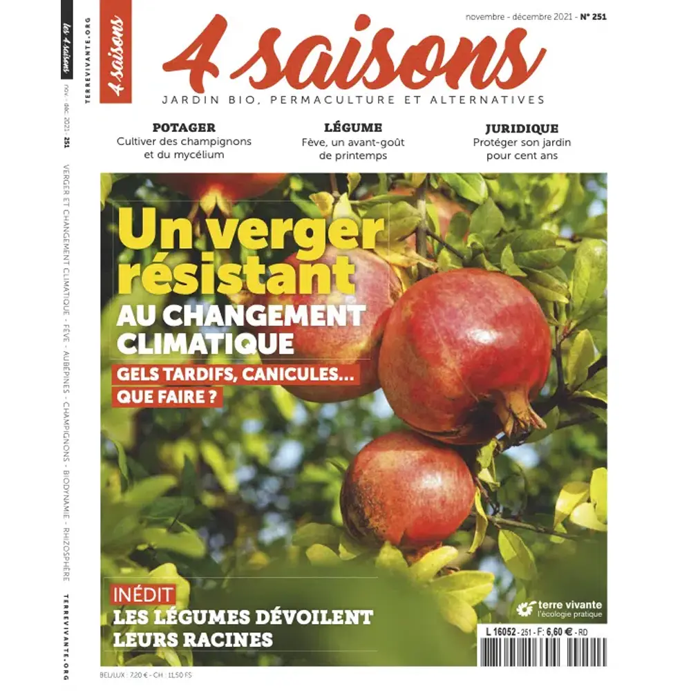 MAGAZINE 4 SAISONS - n251 UN VERGER RESISTANT AU CHANGEMENT CLIMATIQUE 