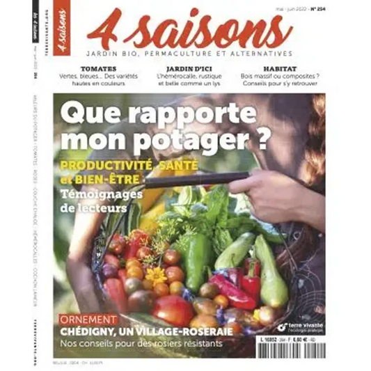MAGAZINE 4 SAISONS - n254 QUE RAPPORTE MON POTAGER ? 