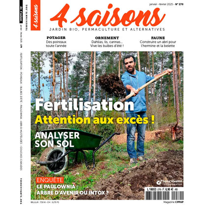 MAGAZINE 4 SAISONS - n270 FERTILISATION : ATTENTION AUX EXCÈS ! 