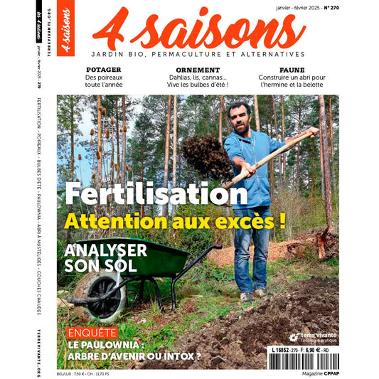MAGAZINE 4 SAISONS - n270 FERTILISATION : ATTENTION AUX EXCÈS ! 