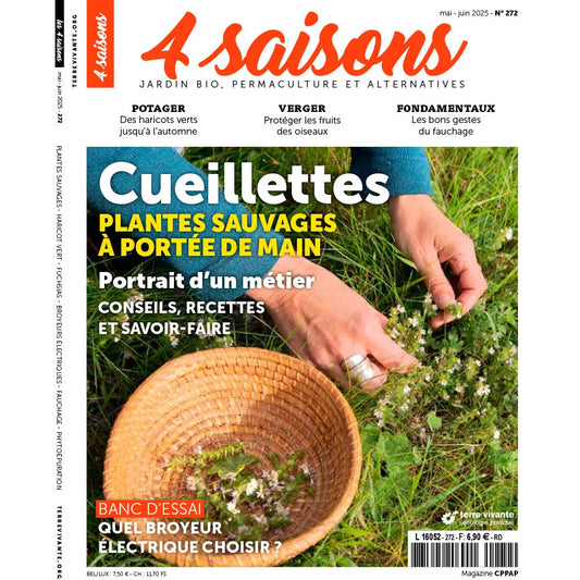 MAGAZINE 4 SAISONS - n272 CUEILLETTE SAUVAGE : Plantes à portée de main 