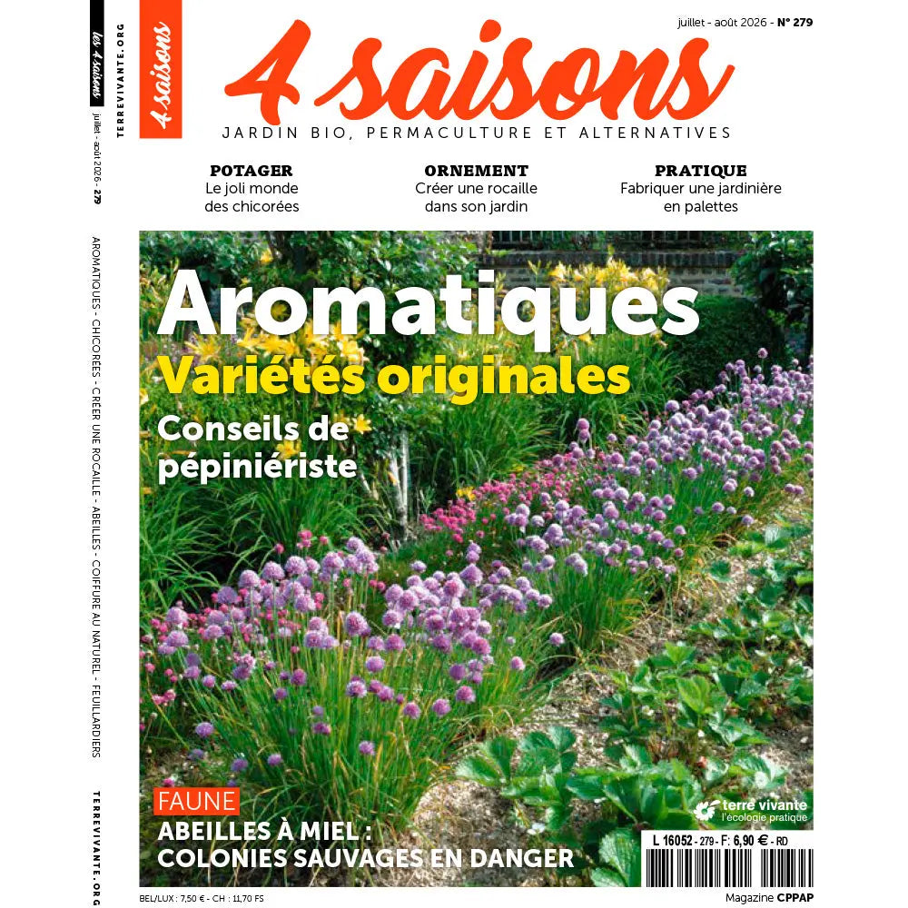 MAGAZINE 4 SAISONS - n°279 AROMATIQUES : VARIÉTÉS ORIGINALES 