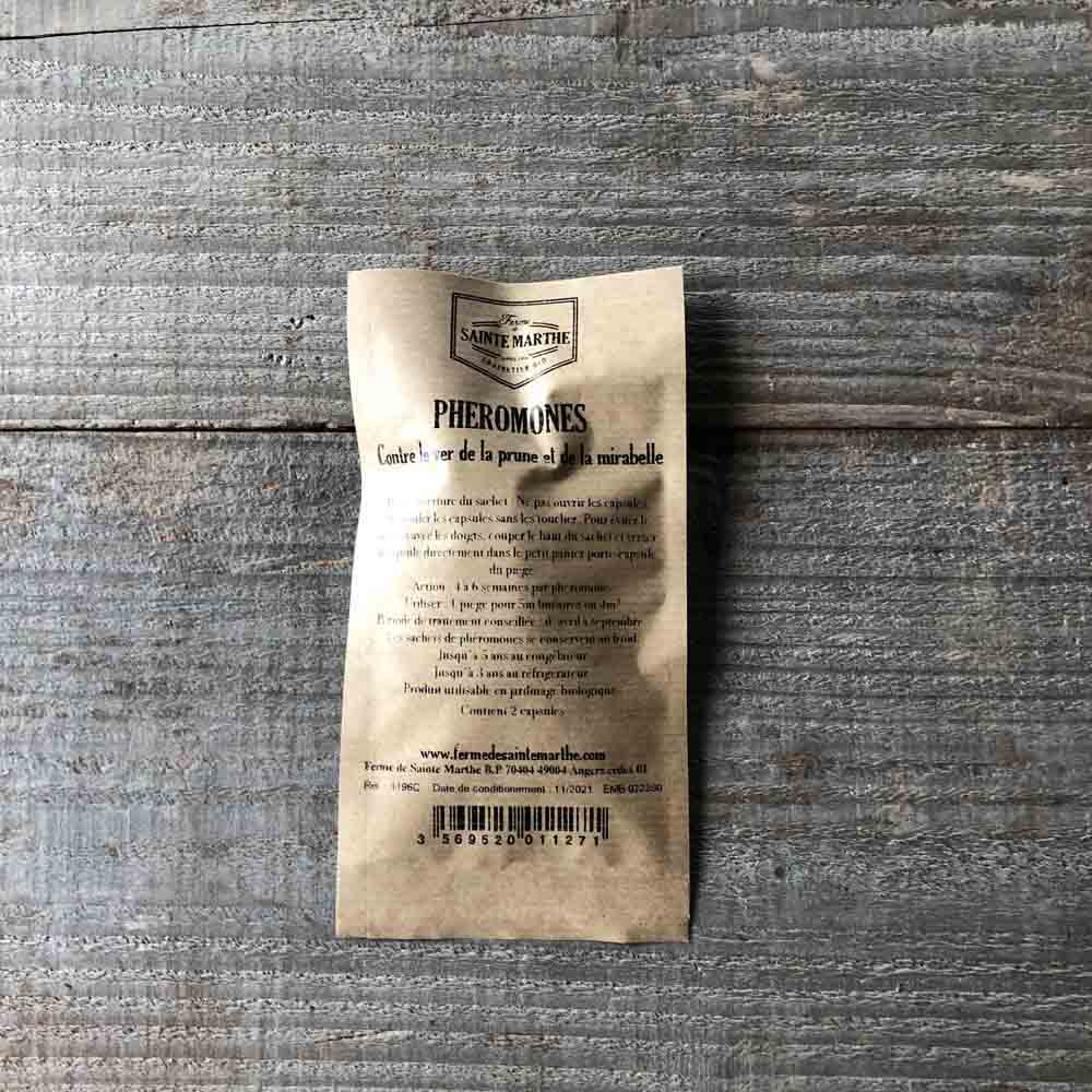 PHEROMONES CONTRE LE VER DE LA PRUNE ET MIRABELLE 