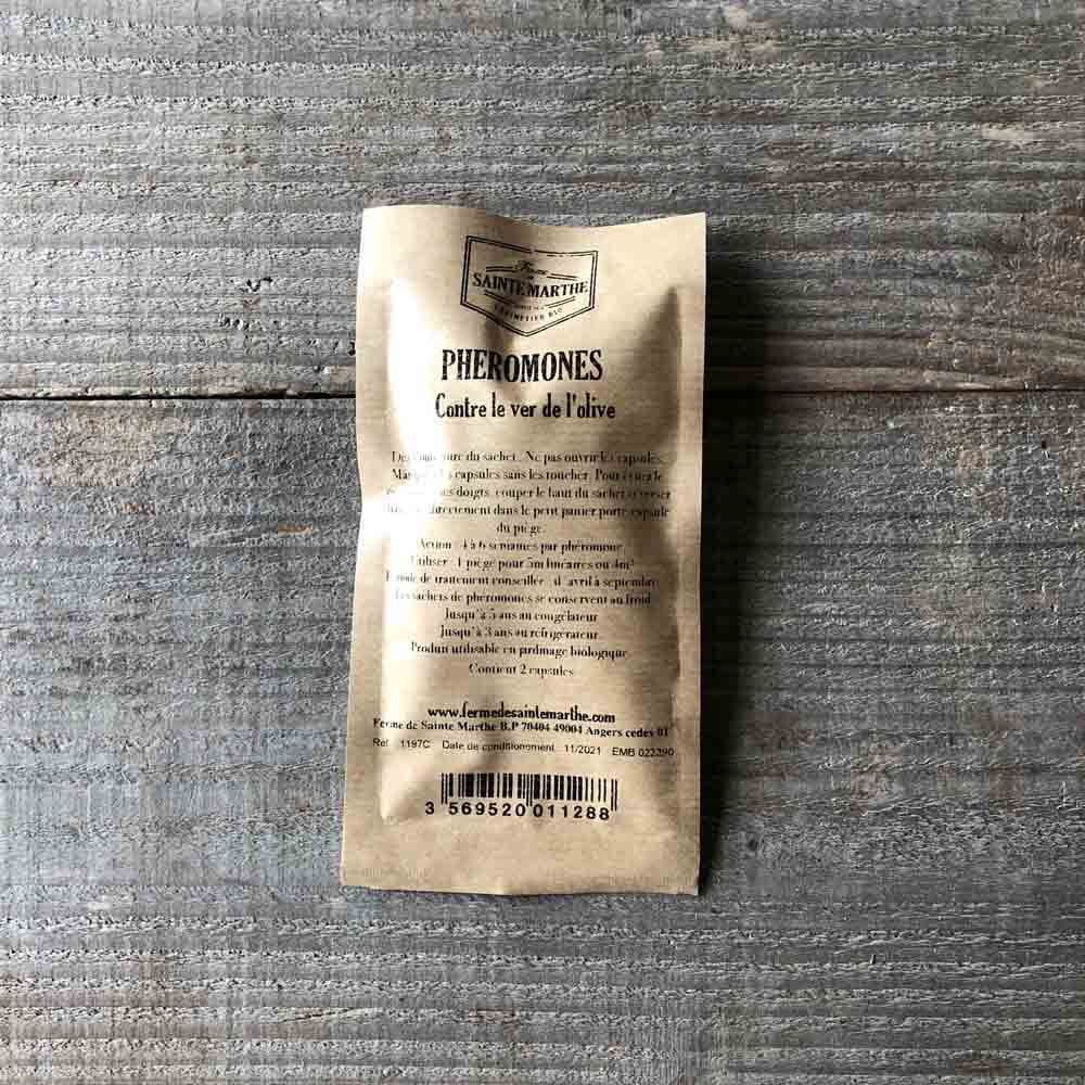 PHEROMONES CONTRE LE VER DE L’OLIVE 