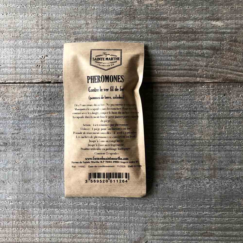 PHEROMONES CONTRE LE VER FIL DE FER (POMMES DE TERRE, SALADES…) 