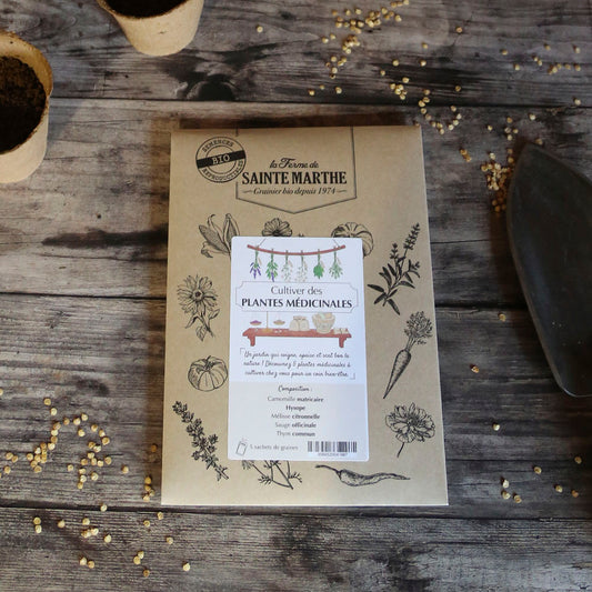 ASSORTIMENT POUR CULTIVER DES PLANTES MÉDICINALES 