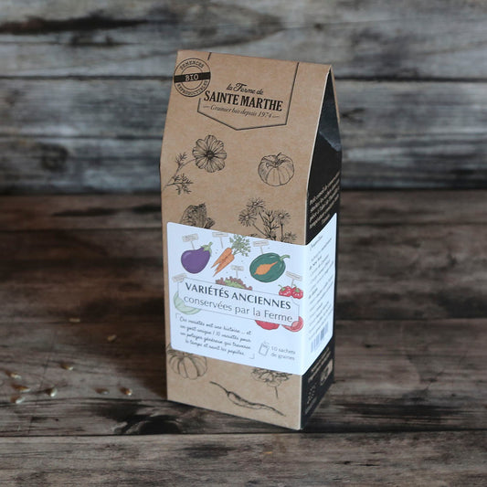 ASSORTIMENT DES VARIÉTÉS ANCIENNES CONSERVÉES PAR LA FERME 