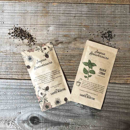 SACHET PERSONNALISE JOYEUX ANNIVERSAIRE AB 