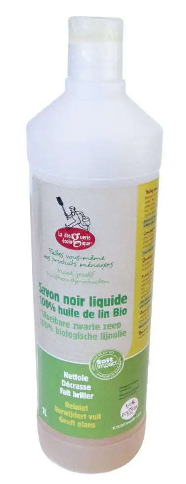 SAVON NOIR LIQUIDE 100% LIN 