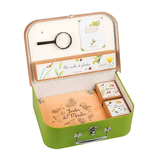 VALISE BOTANISTE LE JARDIN DU MOULIN 