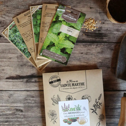 Assortiment de graines d'aromates pour infusions & cocktails – La Ferme de Sainte Marthe