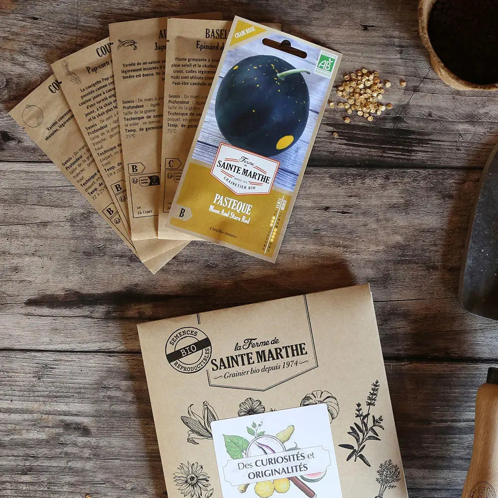 Assortiment de graines de curiosités et originalités de la nature – La Ferme de Sainte Marthe