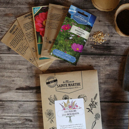 Assortiment de graines fleurs pour bouquets – La Ferme de Sainte Marthe
