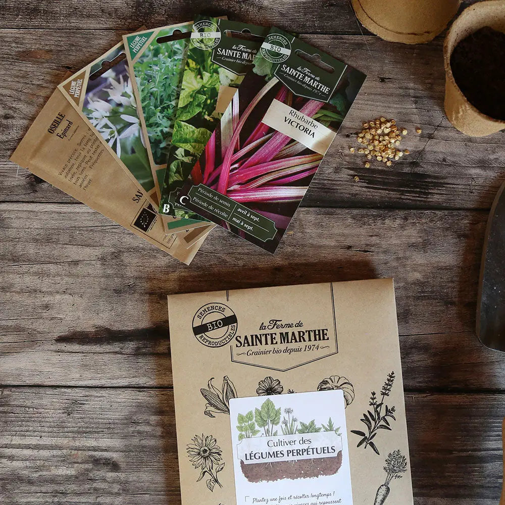 Assortiment de graines pour cultiver des légumes perpétuels – La Ferme de Sainte Marthe