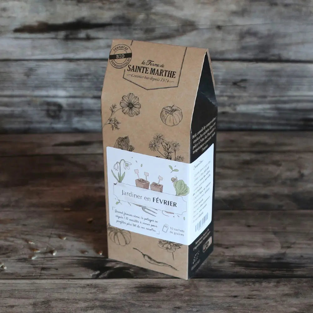 Assortiment de graines pour jardiner en février – La Ferme de Sainte Marthe