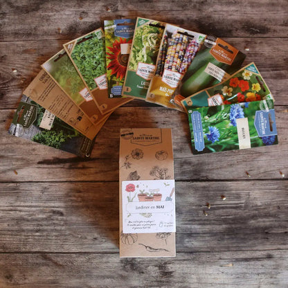 Assortiment de graines pour jardiner en mai – La Ferme de Sainte Marthe