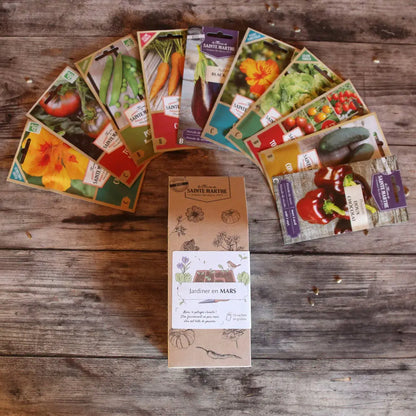 Assortiment de graines pour jardiner en mars – La Ferme de Sainte Marthe