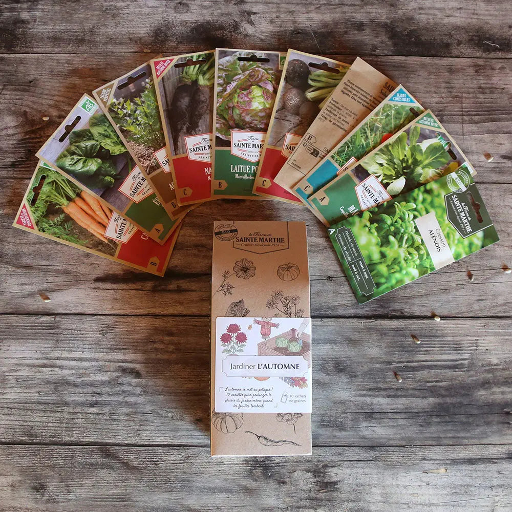 Assortiment de graines pour jardiner l'automne – La Ferme de Sainte Marthe