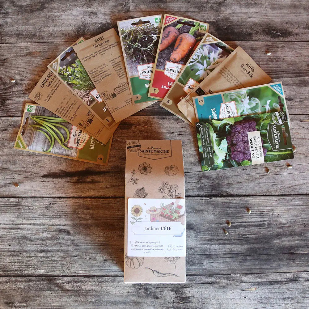 Assortiment de graines pour jardiner l'été – La Ferme de Sainte Marthe