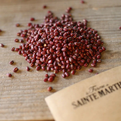 Graines de haricot azuki rouge bio – La Ferme de Sainte Marthe